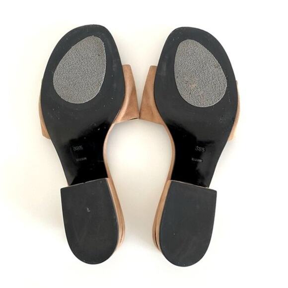 Alexander Wang Lou Suede Slide Sandal in Camel Size EU 38.5 - Picture 11 of 15